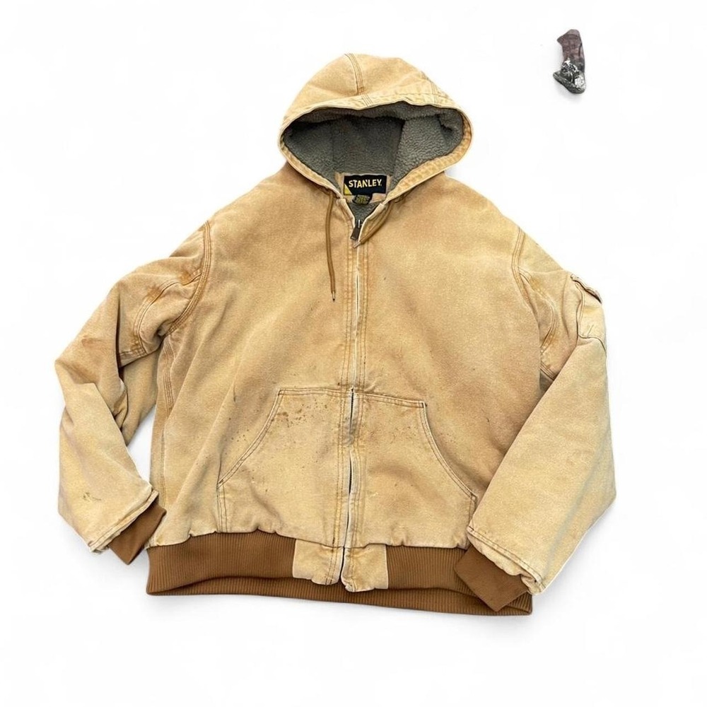 Stanley Workwear Jacket Tan Hooded‎ Jacket